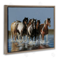 Victoria Schultz | Horses Running Through River