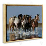 Victoria Schultz | Horses Running Through River