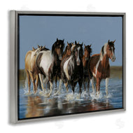 Victoria Schultz | Horses Running Through River