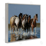 Victoria Schultz | Horses Running Through River