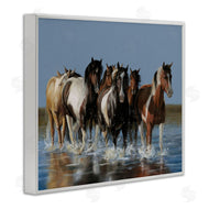 Victoria Schultz | Horses Running Through River