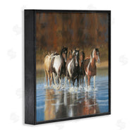 Victoria Schultz | River and Horses Scenery
