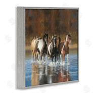 Victoria Schultz | River and Horses Scenery