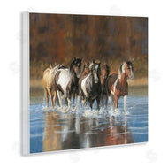 Victoria Schultz | River and Horses Scenery
