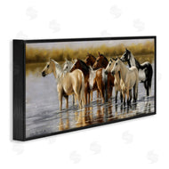 Victoria Schultz | Horse Herd Splashing