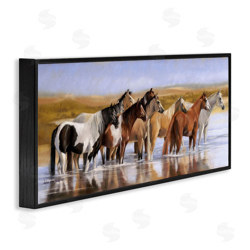 Victoria Schultz | Horse Herd in River