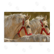 Victoria Schultz | Horses with Red Bridles