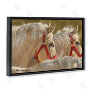 Victoria Schultz | Horses with Red Bridles