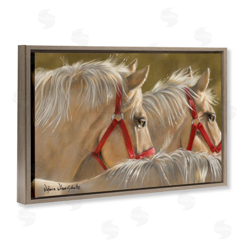 Victoria Schultz | Horses with Red Bridles