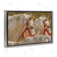 Victoria Schultz | Horses with Red Bridles