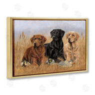 Victoria Schultz | Dog Trio and Ducks