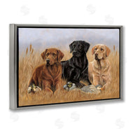 Victoria Schultz | Dog Trio and Ducks