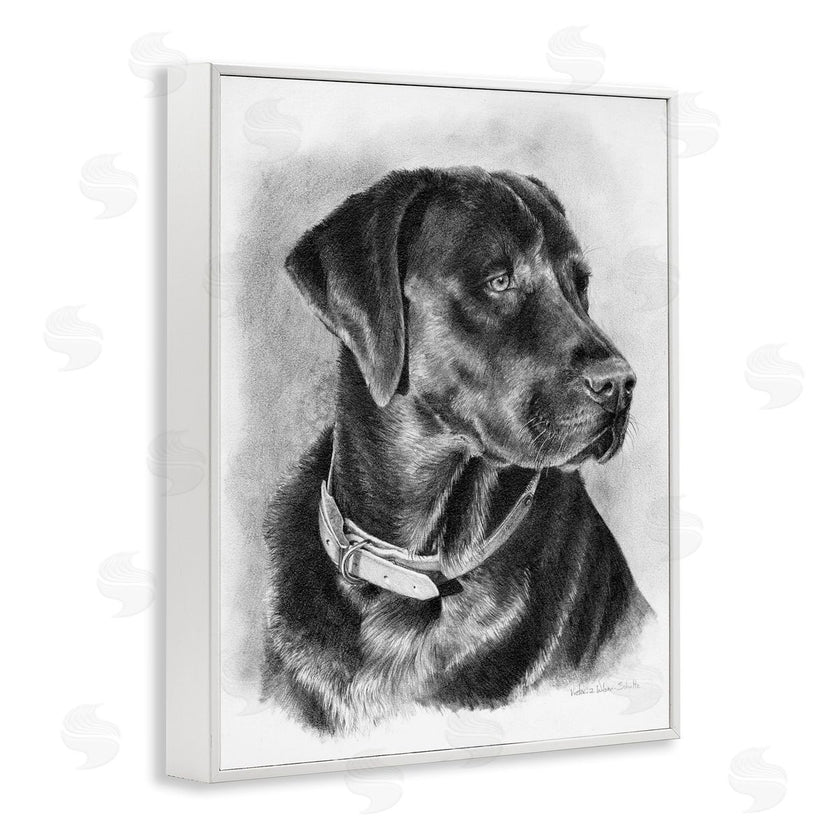 Victoria Schultz | Black Lab Drawing