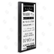 Anna Quach | Black Bathroom Rules