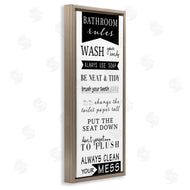 Anna Quach | Black Bathroom Rules