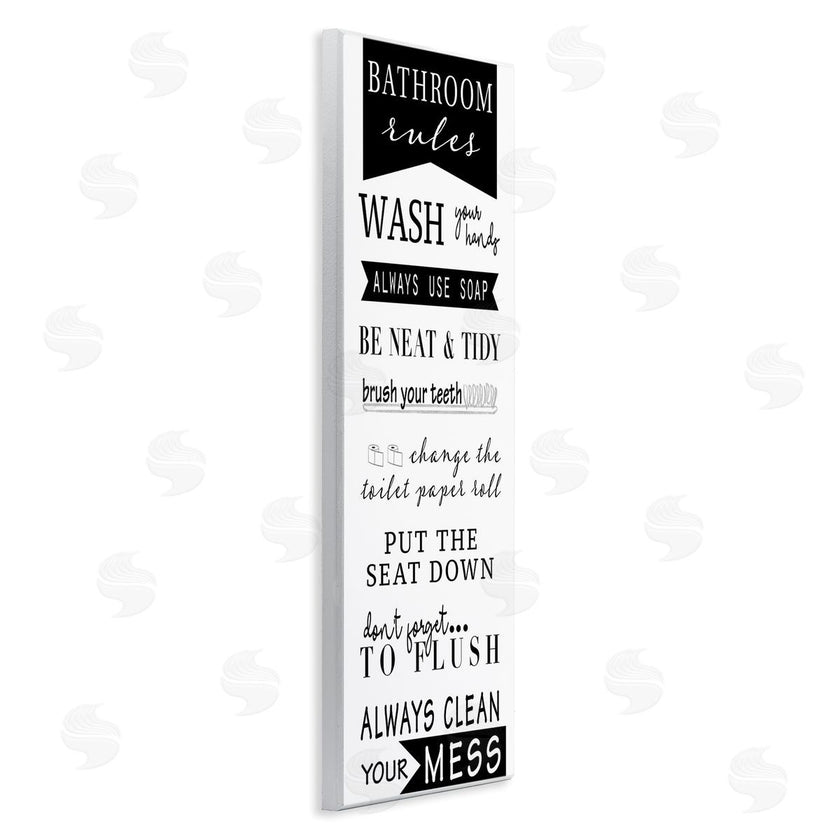 Anna Quach | Black Bathroom Rules