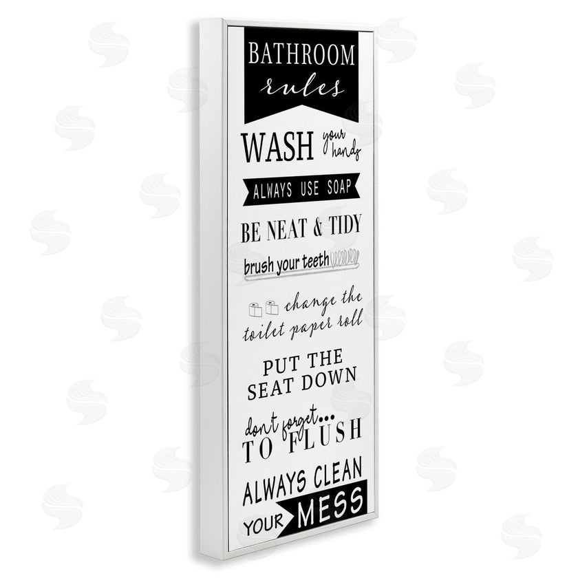 Anna Quach | Black Bathroom Rules