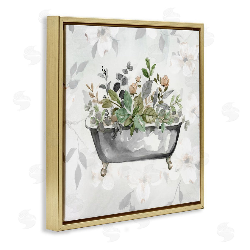 Nan | Leaf Patterned Bath