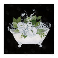 Janet Tava | Charming Floral Bathtub