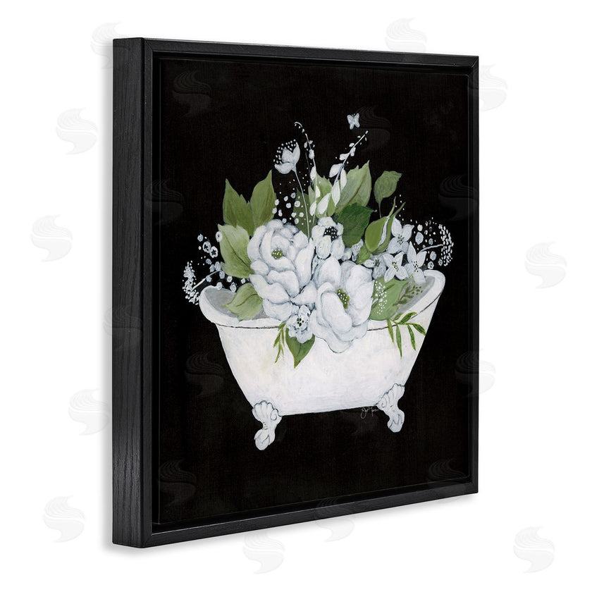 Janet Tava | Charming Floral Bathtub
