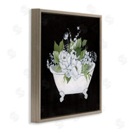 Janet Tava | Charming Floral Bathtub