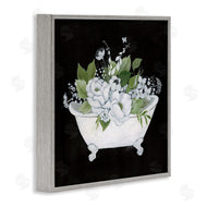 Janet Tava | Charming Floral Bathtub