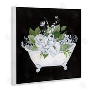 Janet Tava | Charming Floral Bathtub
