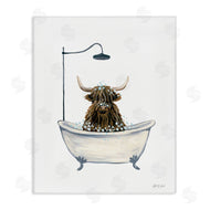 Yvette St. Amant | Highland Cow Bathtub