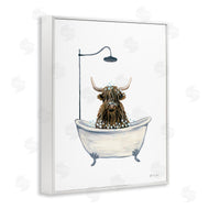 Yvette St. Amant | Highland Cow Bathtub