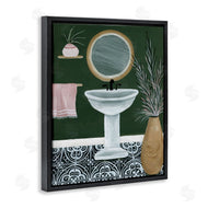 Yvette St. Amant | Chic Green Bathroom