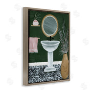 Yvette St. Amant | Chic Green Bathroom
