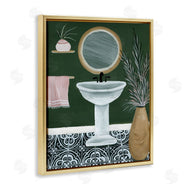 Yvette St. Amant | Chic Green Bathroom