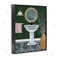Yvette St. Amant | Chic Green Bathroom