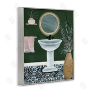Yvette St. Amant | Chic Green Bathroom
