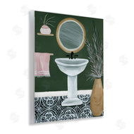 Yvette St. Amant | Chic Green Bathroom
