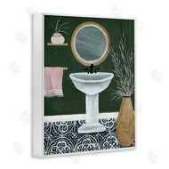 Yvette St. Amant | Chic Green Bathroom
