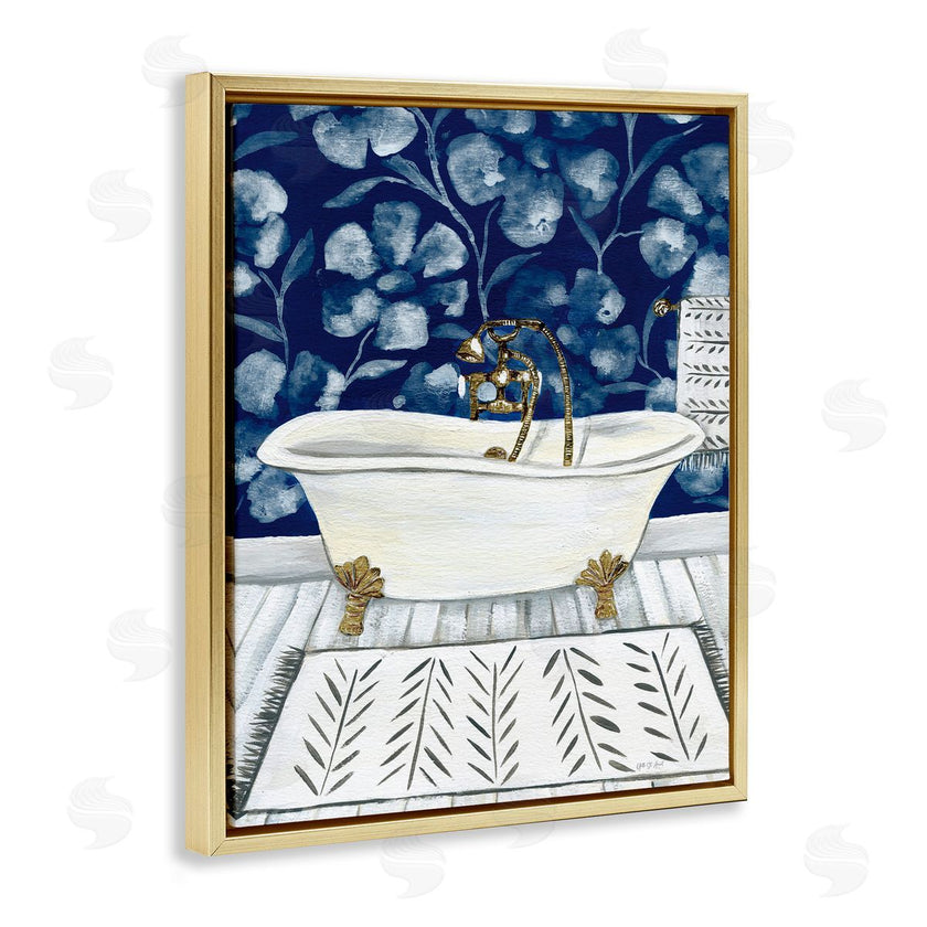 Yvette St. Amant | Bold Blue Bathtub