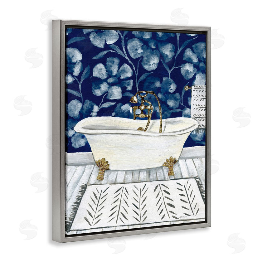Yvette St. Amant | Bold Blue Bathtub