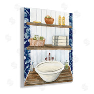Yvette St. Amant | Bold Blue Bathroom