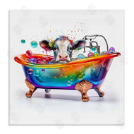 Mary Cunningham | Cow in Rainbow Bath