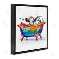 Mary Cunningham | Cow in Rainbow Bath