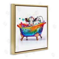 Mary Cunningham | Cow in Rainbow Bath