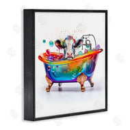 Mary Cunningham | Cow in Rainbow Bath