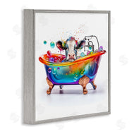 Mary Cunningham | Cow in Rainbow Bath