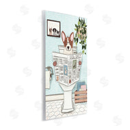 JJ Design House, LLC. | Pup with Newspaper