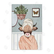 JJ Design House, LLC. | Highland Cow Bathrobe