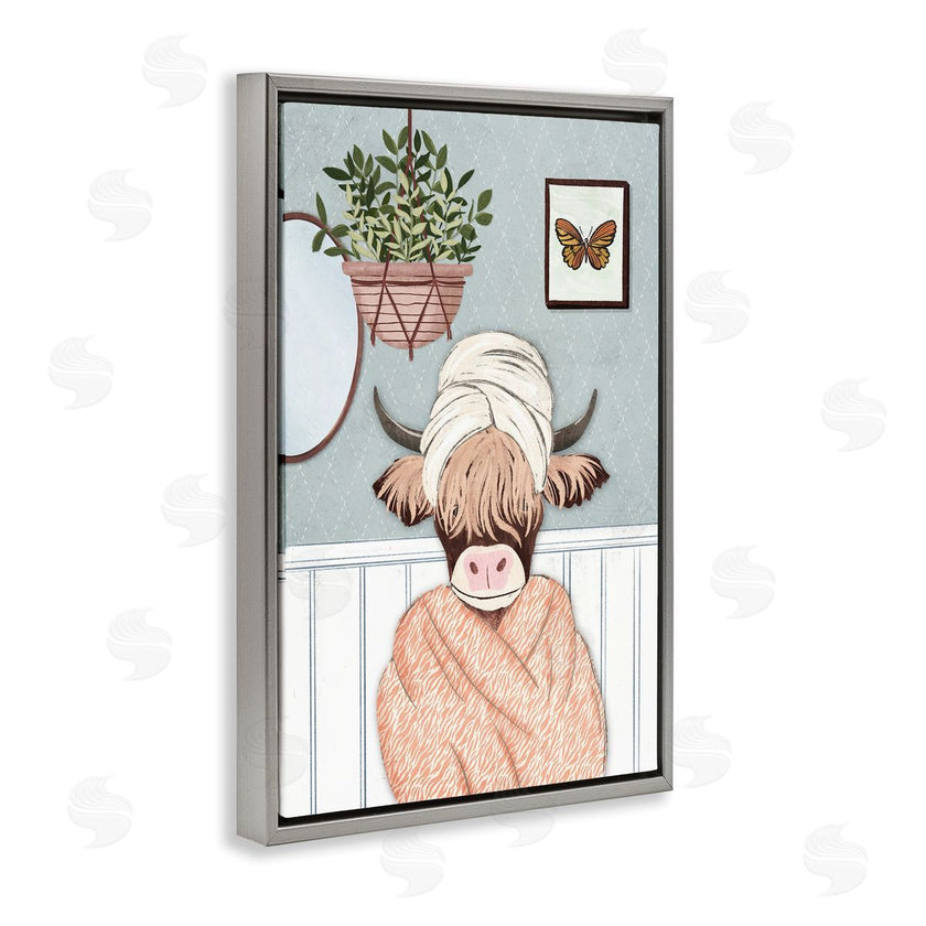 JJ Design House, LLC. | Highland Cow Bathrobe