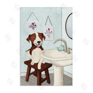 JJ Design House, LLC. | Dog Brushing Teeth