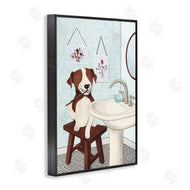 JJ Design House, LLC. | Dog Brushing Teeth