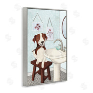 JJ Design House, LLC. | Dog Brushing Teeth